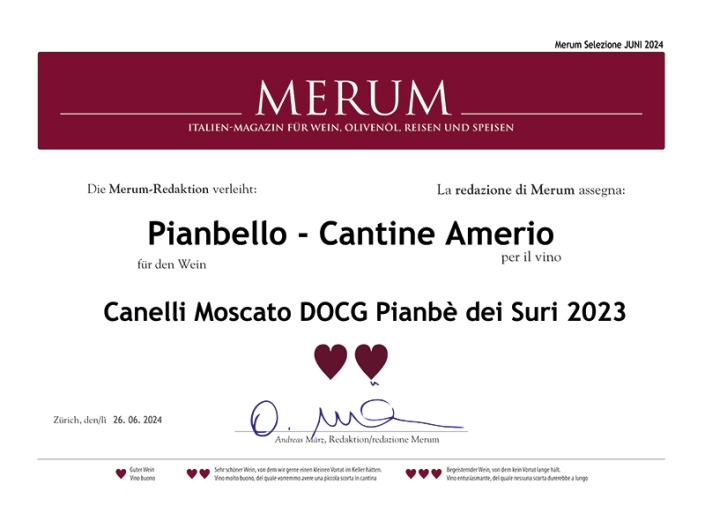 Merum - Canelli Moscato DOCG Pianbè dei Surì 2023